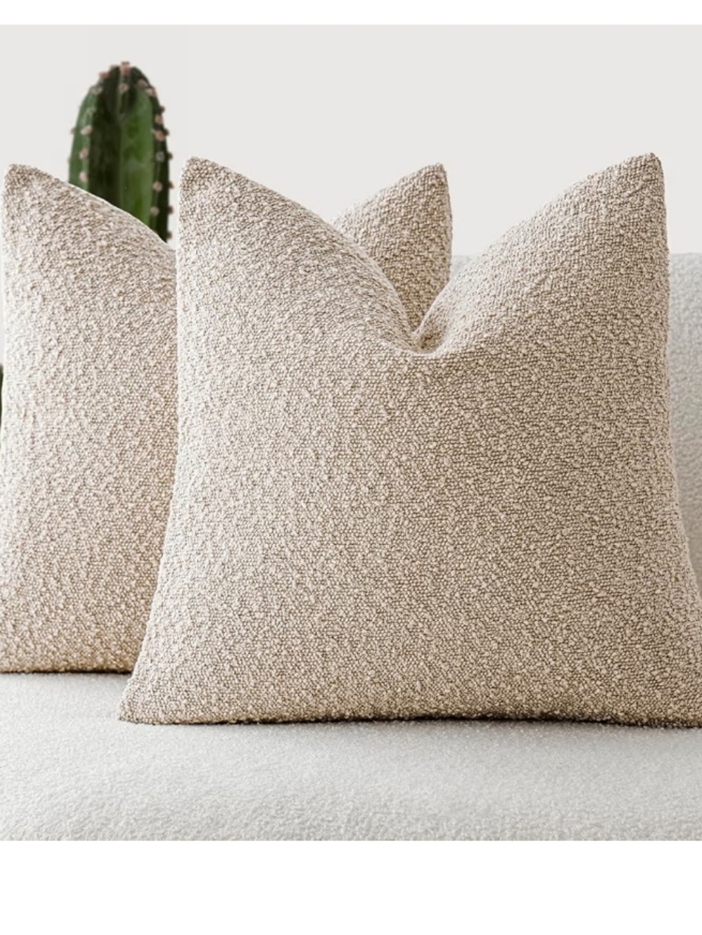 Oatmeal 18"X18" Pillow Covers Set Of 2